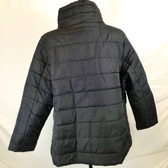 Fabletics Misha Puffer Jacket Black Coat Size 2X - Picture 6 of 8